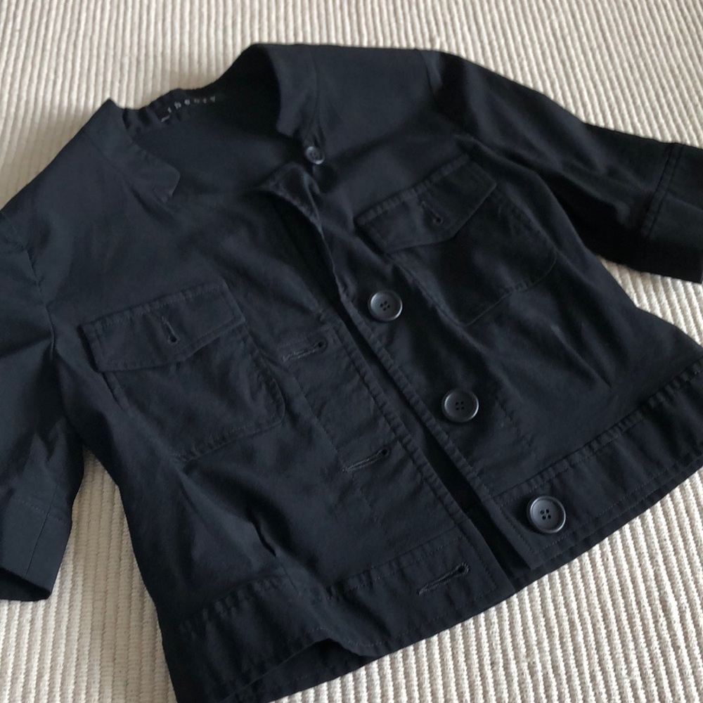 Theory - Lightweight Cropped Jacket